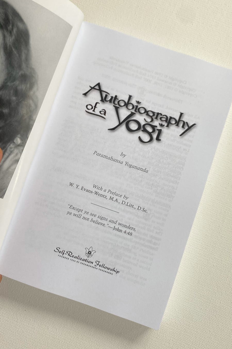 Autobiography of a Yogi by Paramahansa Yogananda